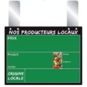 ETIQUETTE PRODUCTEURS LOCAUX 200x150 mm - VOCC, grandes pattes (lot d