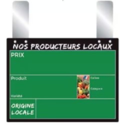 ETIQUETTE PRODUCTEURS LOCAUX 200x150 mm - VOCC, grandes pattes (lot d