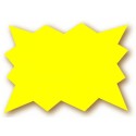 ECLATÉ 150x100 mm fluo jaune (lot de 25)