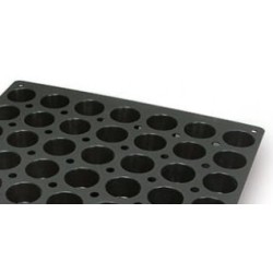 PLAQUE SILICONE 600X400 - 54 mini muffins diam 50xht28 mm - 45ml