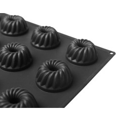 PLAQUE SILICONE 600X400 - 24 kougloffs Ø 70xht33 mm - 70ml