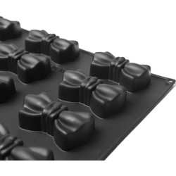 PLAQUE SILICONE 600X400 - 20 nœuds papillon 100x52xht35 mm - 105ml