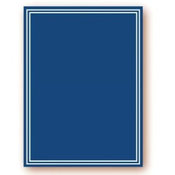 ARDOISINE bleue 400x300 mm, PS 2 mm, recto/verso + fil nylon (lot de 