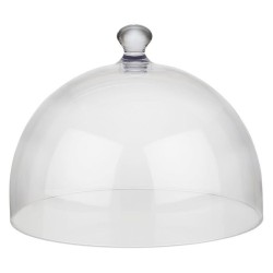 CLOCHE POLYCARBONATE TRANSPARENT AVEC POIGNEE - Ø 300 ht 220 mm