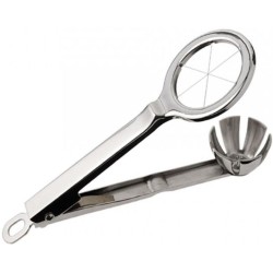 COUPE OEUF - INOX ET FILS INOX - 6 quartiers