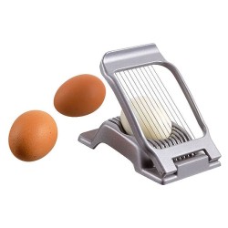 COUPE OEUF - FONTE D'ALUMINIUM ET FILS INOX - 10 tranches
