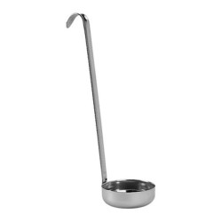 LOUCHE INOX A FOND PLAT