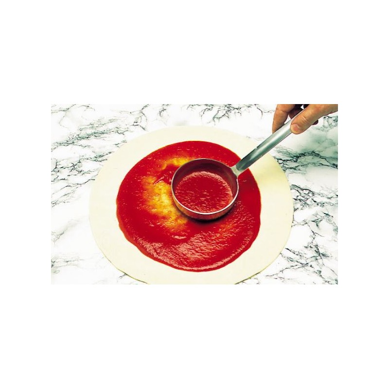 LOUCHE INOX A FOND PLAT