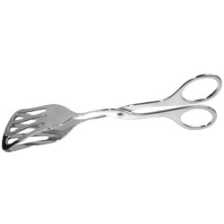 PINCE A GATEAUX INOX - LG 190 MM - AJOUREE