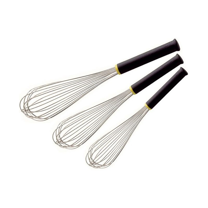 SERIE DE 3 FOUETS A SAUCE FMC - LG 300, 350 et 400 mm (220°)