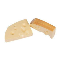 FACTICE MORCEAU DE GRUYERE - Lg 160 x 100 mm (lot de 2)