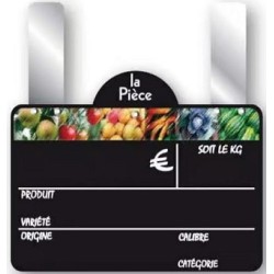 ETIQUETTE F&L "VOCC 4 FRAICHEUR" - 20x15 cm - GRANDES PATTES(lot x10)