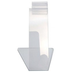 PIED PVC CRISTAL POUR ETIQUETTE SANS PIQUE