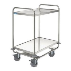 CHARIOT DE SERVICE INOX RENFORCÉ