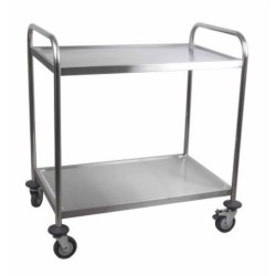 CHARIOT DE SERVICE INOX  DÉMONTABLE