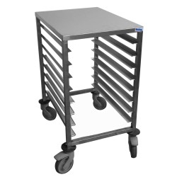 CHARIOT A GLISSIERES AVEC PLAN DE TRAVAIL