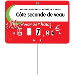 ETIQUETTE BOUCHERIE HALAL