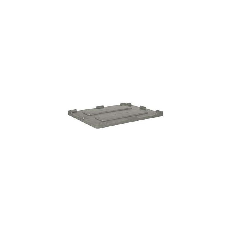 COUVERCLE 1200X800 POUR BAC A GLACE - GRIS