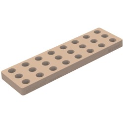 KIT MOULE POUR CHOCOLAT - 24 dômes Ø 26xht22.5 mm - 8ml