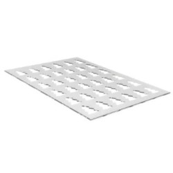 PLAQUE CHABLON SILICONE - 36 sapins 35x25xép2 mm - 36ml (lot de 2)