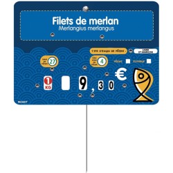 ETIQUETTE POISSON GRAIN DE MER