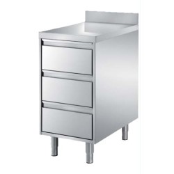 MEUBLE INOX A TIROIRS