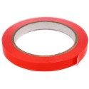 ROULEAU ADHESIF ROUGE - pour scelleuse à sacs (par lot de 12)