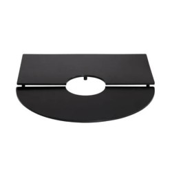 ESCALIER NOIR "RONDELLE" - 815x780x ht 45 mm