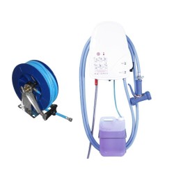 ENROULEUR AUTOMATIQUE PVC + POSTE DE DESINFECTION tuyau de 15 m