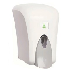 DISTRIBUTEUR DE SAVON MANUEL - MODELE MURAL 1L - ABS BLANC