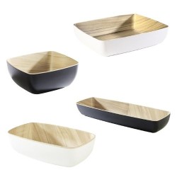 Saladier mélaminé gastronorme imitation bois, idéal pour la mise en valeurs de vos produits. Idéal traiteur et boucherie