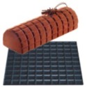 TAPIS DECOR SILICONE - Imprimé chocolat 250x185xht3 mm