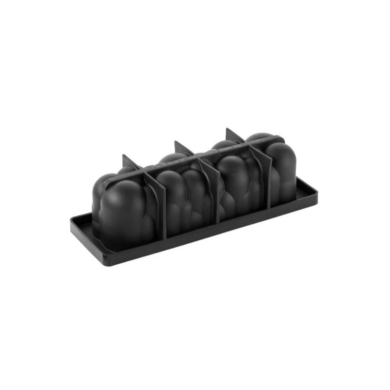 MOULE SILICONE BUCHE - Décor atomic 250x80xht80 mm - 1200ml