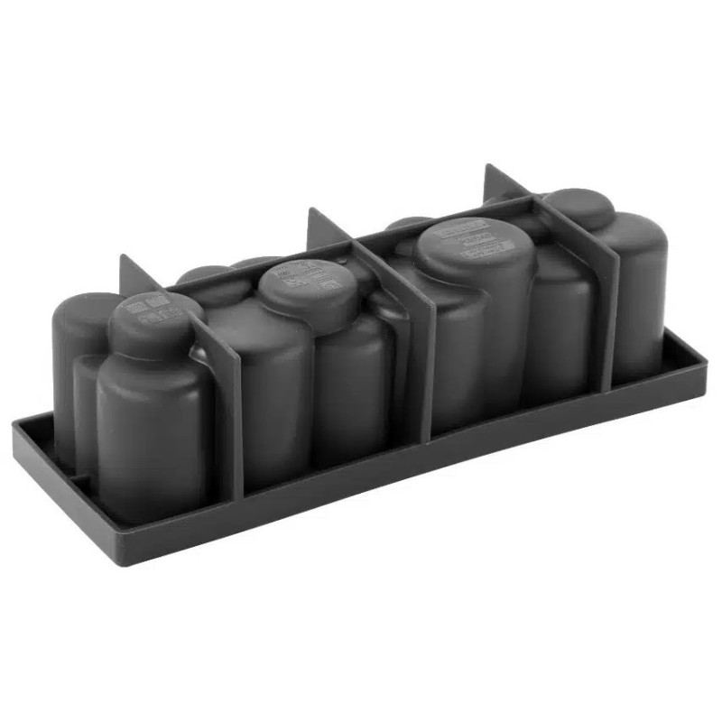 MOULE SILICONE BUCHE - Décor coin 250x80xht77 mm - 1200ml