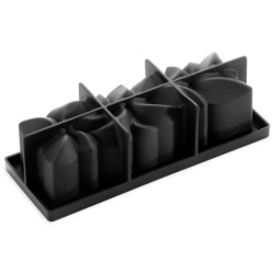 MOULE SILICONE BUCHE - Décor acanto 251x83xht79 mm - 1250ml