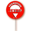 ROND POINT "promotion rouge" Ø 120 mm (lot de 10)