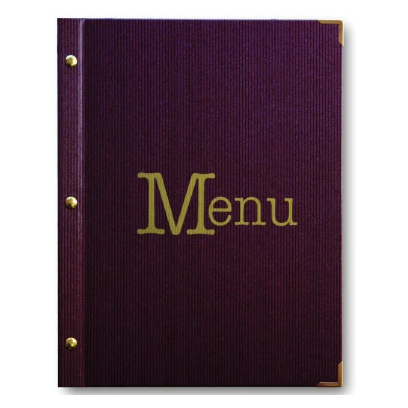 PROTÈGE-MENU 240x315 mm Linéa bordeaux