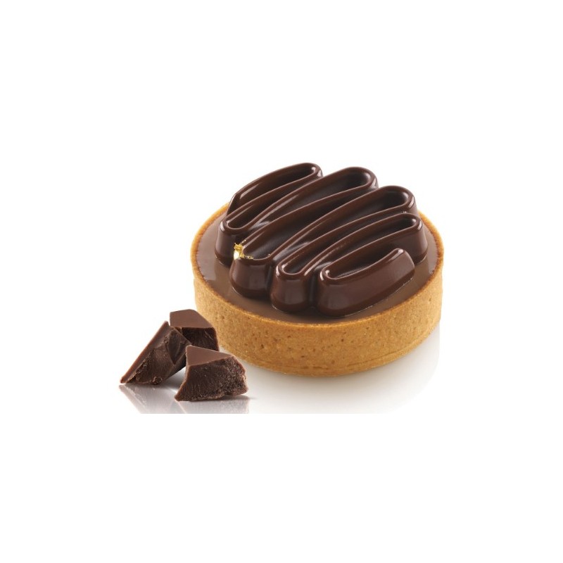 KIT PLAQUE SILICONE - 8 tartelettes honoré Ø 80xht20 mm - 34ml