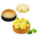 KIT PLAQUE SILICONE - 8 tartelettes blossom Ø 70xht20 mm - 47ml