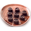 PLAQUE SILICONE CHOCOLAT - 15 ronds Ø 28xht20 mm - 10ml