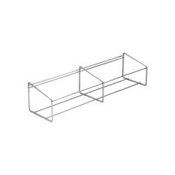 SUPPORT FIL INOX POUR BAC GASTRO - 680x180 ht 155 mm