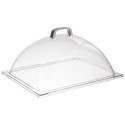 CLOCHE POLYCARBONATE TRANSPARENT AVEC POIGNEE - 330x280 ht 170 mm