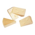 FACTICE EMMENTAL PETIT MORCEAU - Lg 90 x 60 mm (lot de 4)