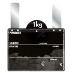 ETIQUETTE F&L "VOCC 4 SAISONS" - 20x15 cm - GRANDES PATTES (lot x10)