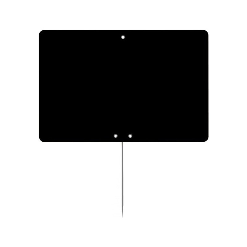 ETIQUETTE NEUTRE NOIR SANS ROULETTE