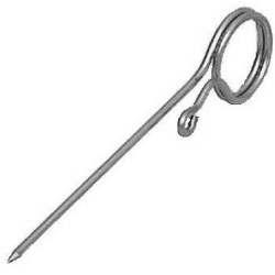 PIQUE INOX RESSORT POUR ETIQUETTE