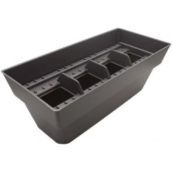 BOITE DE RANGEMENT POUR 60 ETIQUETTES PATTES CRISTAL - 41x19 ht15 cm