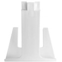 PIED BLANC POUR ETIQUETTE AVEC PIQUE ht 55 mm (lot de 25)