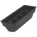 BOITE DE RANGEMENT POUR 60 ETIQUETTES PIQUES INOX - 40x15 ht10 cm