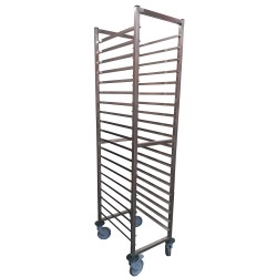 ECHELLE INOX GN 1/1 ROUES COMPOSITE